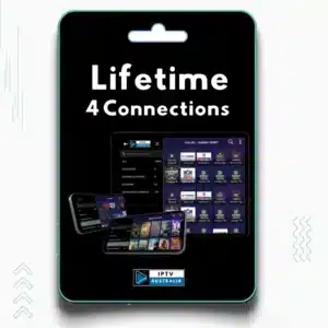 IPTV Australia Lifetime 4 Connections Plan Image