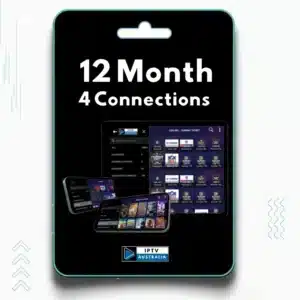 IPTV Australia Yearly 4 Connections Plan Image